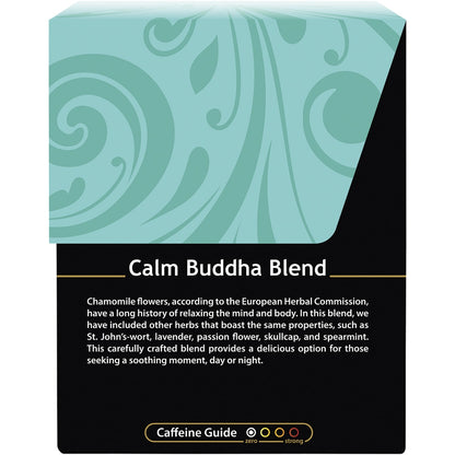 BUDDHA TEAS Organic Herbal Tea Bags Calm Buddha Blend 1 x 18pk