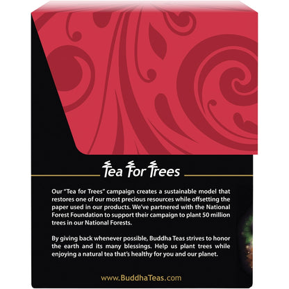 BUDDHA TEAS Organic Herbal Tea Bags Digestive Nirvana Blend 1 x 18pk