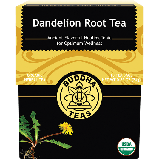Buddha Teas Organic Herbal Tea Bags Dandelion Root Tea