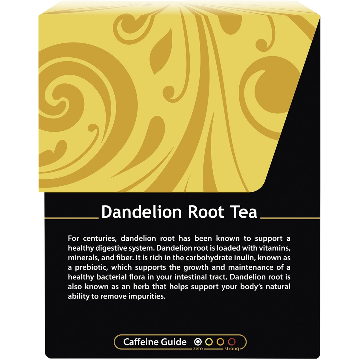BUDDHA TEAS Organic Herbal Tea Bags Dandelion Root Tea 1 x 18pk