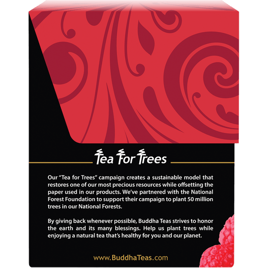 Buddha Teas Organic Herbal Tea Bags Raspberry Leaf Tea