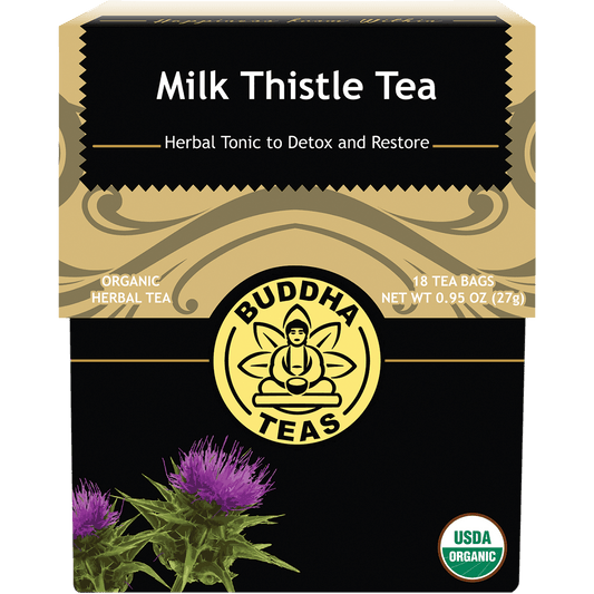 Buddha Teas Organic Herbal Tea Bags Milk Thistle Tea