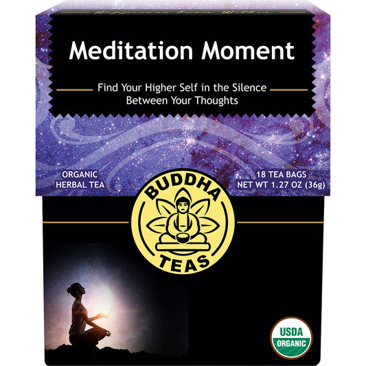BUDDHA TEAS Organic Herbal Tea Bags Meditation Moment 1 x 18pk