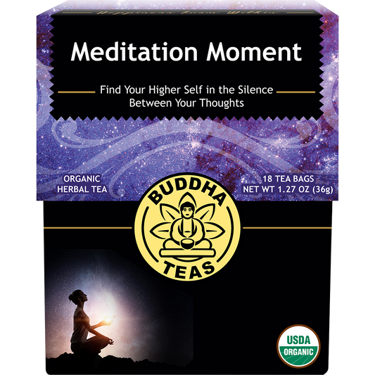 Buddha Teas Organic Herbal Tea Bags Meditation Moment