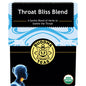 BUDDHA TEAS Organic Herbal Tea Bags Throat Bliss Blend 1 x 18pk