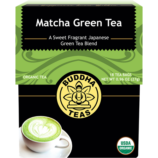Buddha Teas Organic Tea Bags Matcha Green Tea