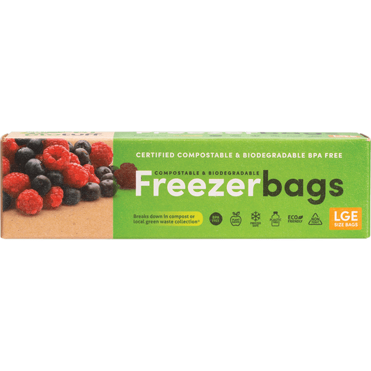 Biotuff Compostable Freezer Bags Large 6L