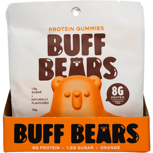 Buff Bears Protein Gummies Orange - Box of 12