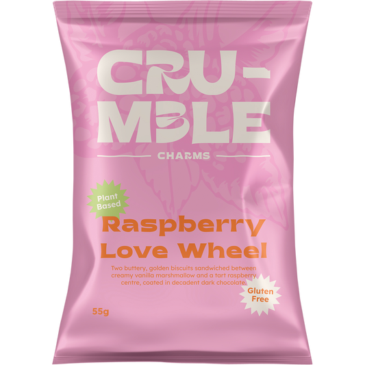 Crumble Charms Raspberry Love Wheel - Box of 8