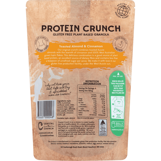 Coastal Crunch Protein Crunch Granola Toasted Almond & Cinnamon
