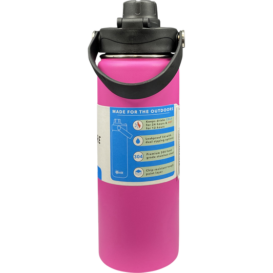 Cheeki Stainless Steel Bottle Adventure Insulated Magenta