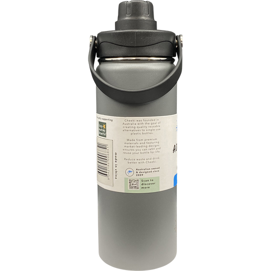 Cheeki Stainless Steel Bottle Adventure Insulated Slate