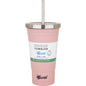 CHEEKI Insulated Tumbler Pink with S/Steel Straw 1 x 500ml