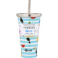 CHEEKI Insulated Tumbler Toucan with S/Steel Straw 1 x 500ml