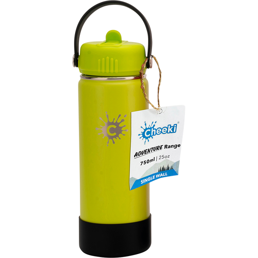 Cheeki Stainless Steel Bottle Adventure Lime