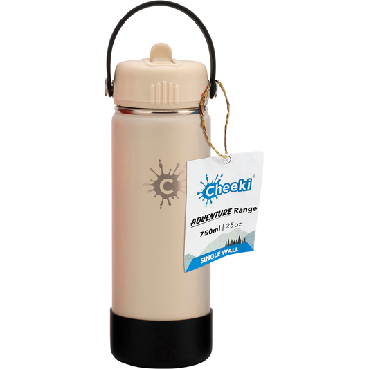 Cheeki Stainless Steel Bottle Adventure Sandstone
