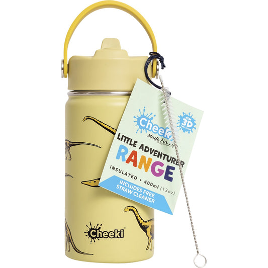 CHEEKI Kids Bottle Insulated Dinosaur 1 x 400ml