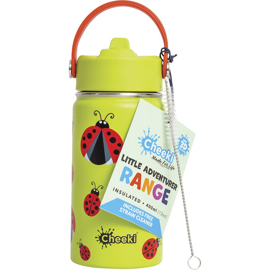 CHEEKI Kids Bottle Insulated Ladybug 1 x 400ml