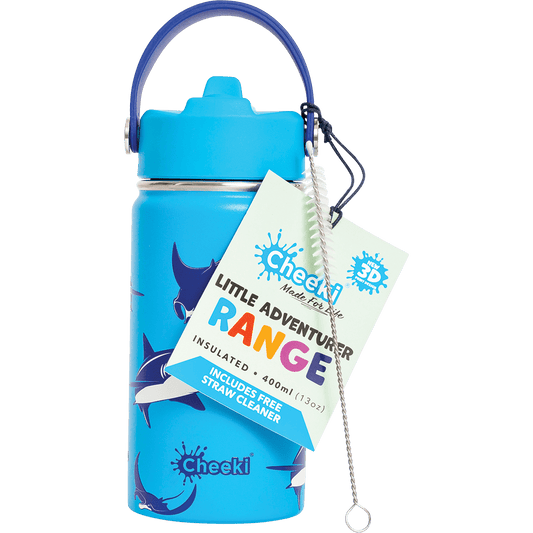Cheeki Kids Bottle Insulated Sharks