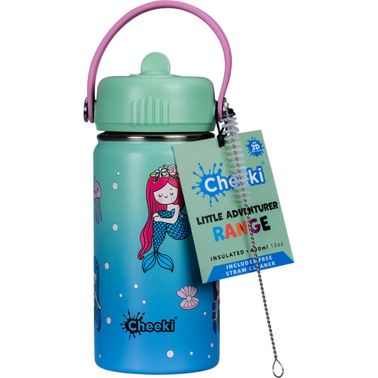 CHEEKI Kids Bottle Insulated Mermaid 1 x 400ml