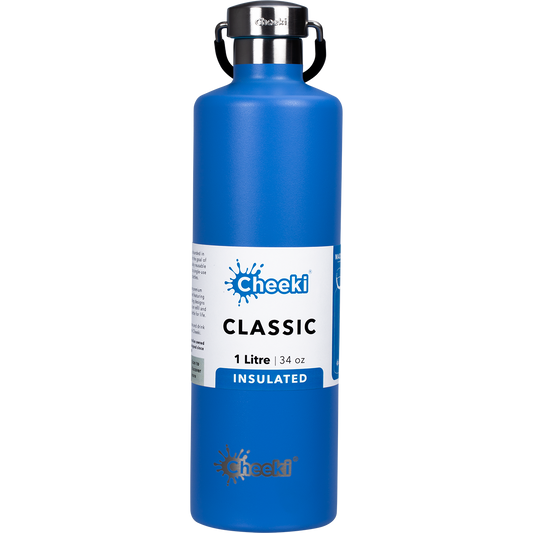 Cheeki Stainless Steel Bottle Insulated Azure