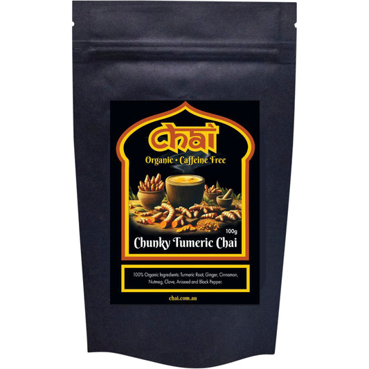 CHAI TEA Organic Chunky Turmeric Chai 1 x 100g