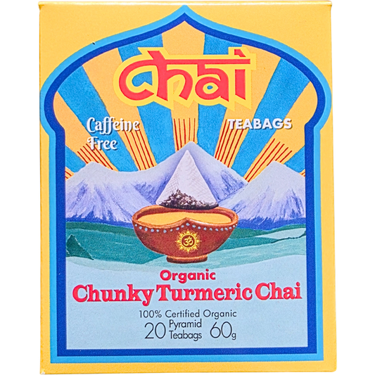 Chai Tea Organic Chunky Turmeric Chai Tea Bags