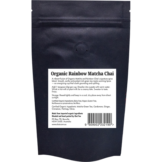 Chai Tea Organic Rainbow Matcha Chai