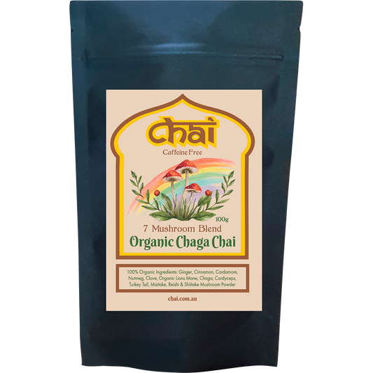 Chai Tea Organic Chaga Chai 7 Mushroom Blend
