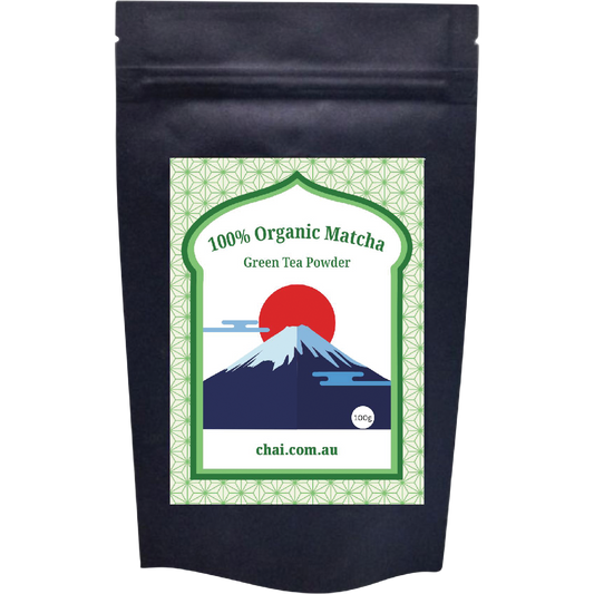 Chai Tea 100% Organic Matcha Green Tea Powder