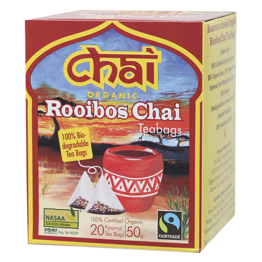 Chai Tea Organic Rooibos Chai Tea Bags