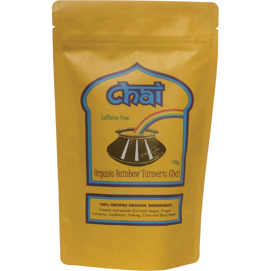 CHAI TEA Organic Rainbow Turmeric Chai 1 x 100g