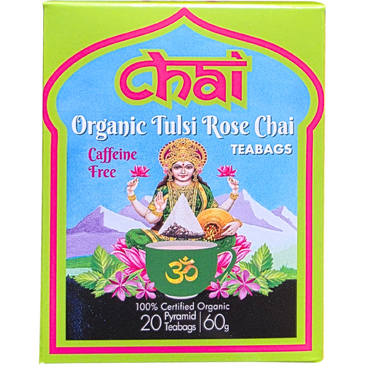 Chai Tea Organic Tulsi Rose Chai Tea Bags