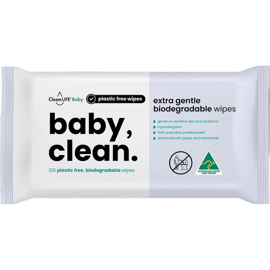 CleanLIFE Baby Clean Extra Gentle Plastic Free Wipes