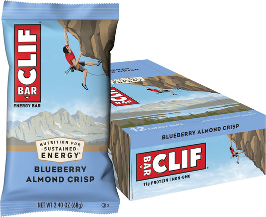 CLIF Energy Bar Blueberry Almond Crisp 12 x 68g