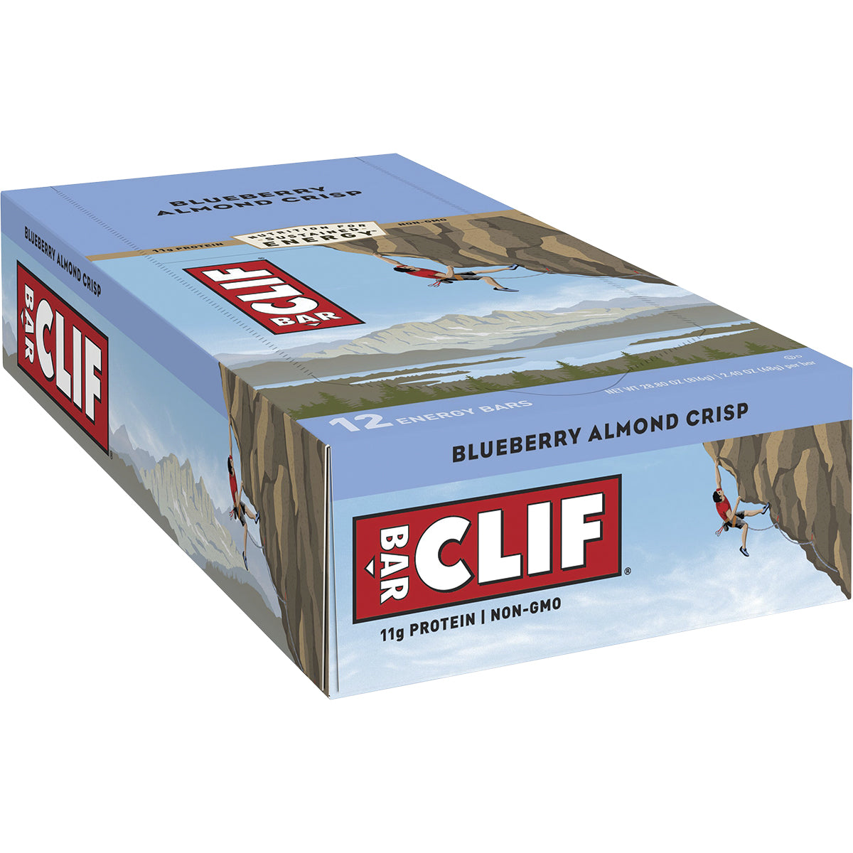 CLIF Energy Bar Blueberry Almond Crisp 12 x 68g