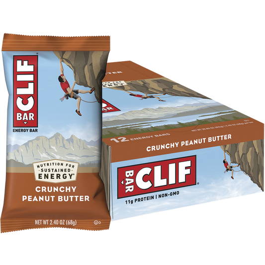 CLIF Energy Bar Crunchy Peanut Butter - Box of 12