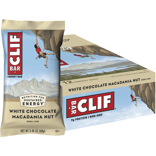 CLIF Energy Bar White Chocolate Macadamia - Box of 12