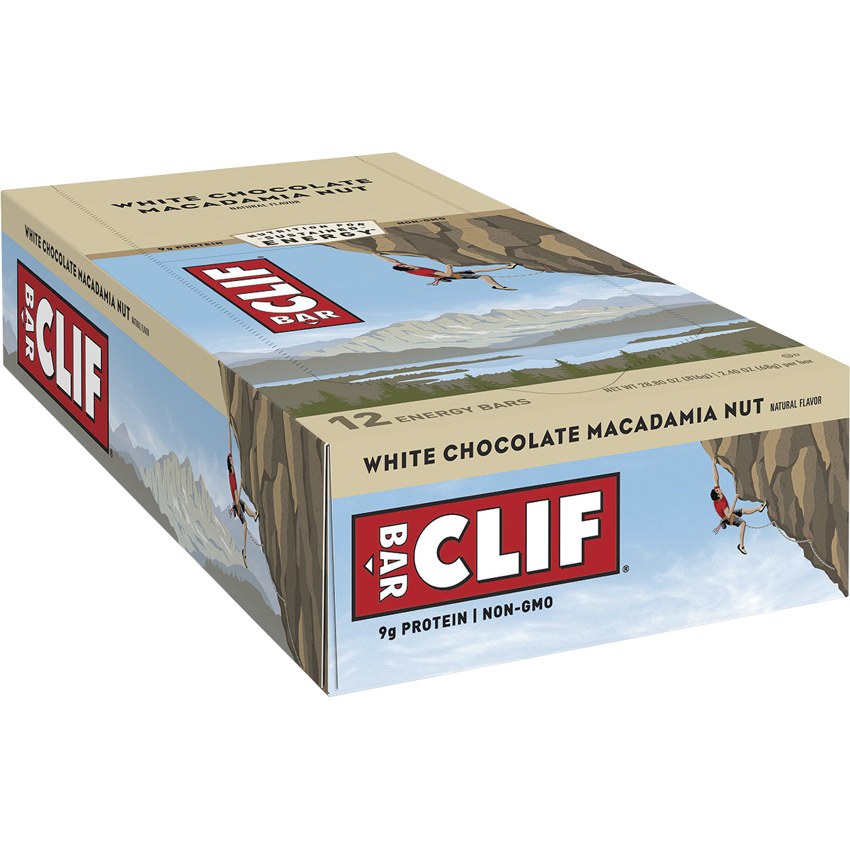 CLIF Energy Bar White Chocolate Macadamia 12 x 68g