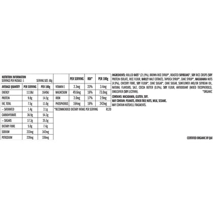 CLIF Energy Bar White Chocolate Macadamia 12 x 68g