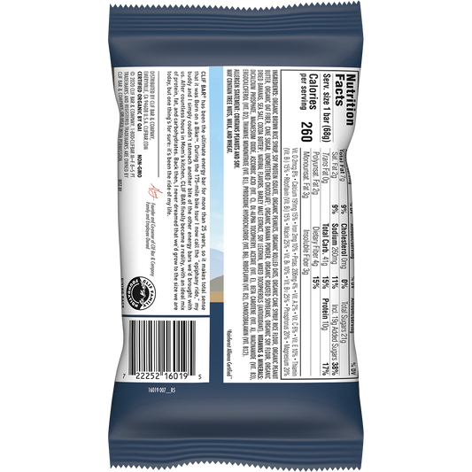 CLIF Energy Bar Peanut Butter Banana with Dark Chocolate - Box of 12