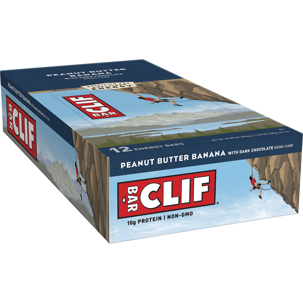 CLIF Energy Bar Peanut Butter Banana with Dark Chocolate 12 x 68g