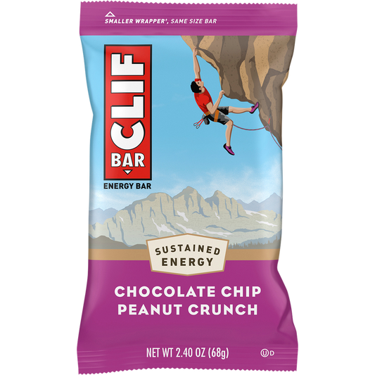 CLIF Energy Bar Chocolate Chip Peanut Crunch - Box of 12