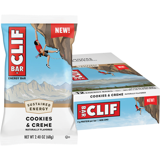CLIF Energy Bar Cookies & Creme - Box of 12