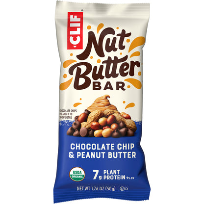 CLIF Nut Butter Bar Chocolate Chip & Peanut Butter 5 x 50g