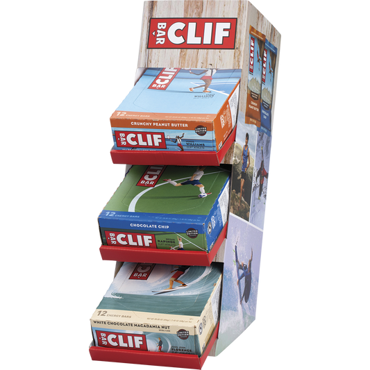 CLIF Cardboard Countertop Display - Stock not included