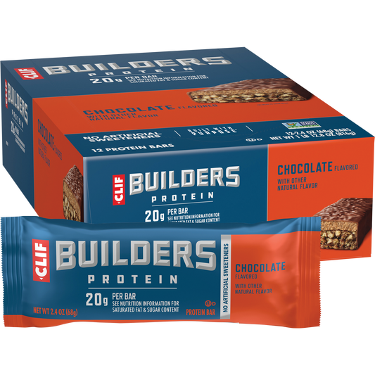 CLIF Builders Bar Chocolate - Box of 12