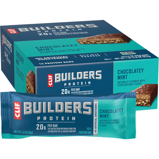 CLIF Builders Bar Chocolatey Mint - Box of 12