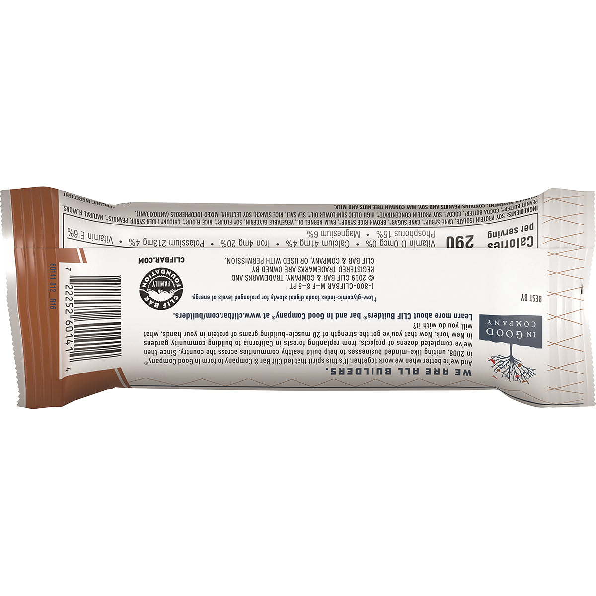 CLIF Builders Bar Chocolate Peanut Butter 12 x 68g