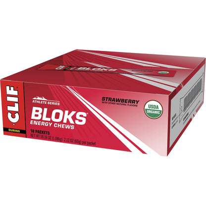 CLIF Bloks Energy Chews Strawberry 18 x 60g